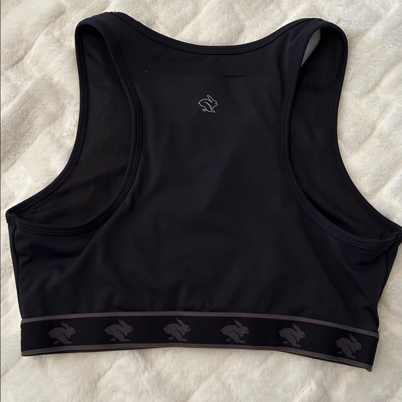 Rabbit Women's Black Sports Bra size large - Picture 4 of 4